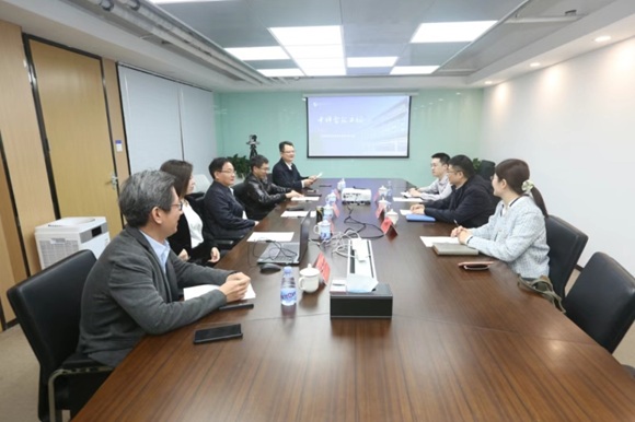 中关村朝阳园党工委副书记、管委会主任娄毅翔一行到9888拉斯维加斯官方网站工场考察调研
