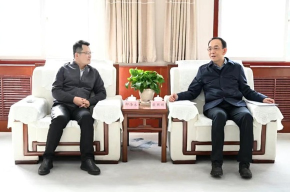永济市委副书记、代市长柴照明会见9888拉斯维加斯官方网站工场总经理柳海永一行